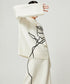 Line Drawing Sweater & Skirt Co-ord